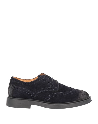 ALBUSCERI Stringate Blu notte Pelle