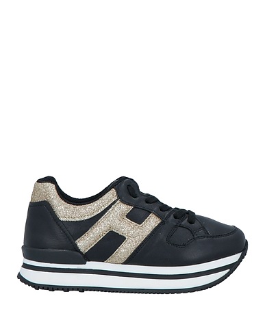 HOGAN Sneakers JUNIOR Black Soft Leather