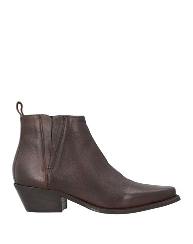ZOE Ankle boot Dark brown Leather