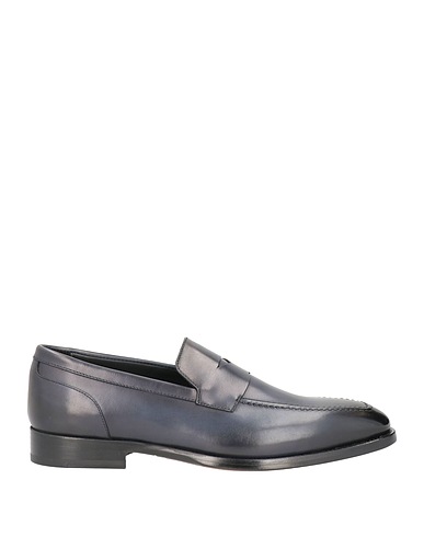 DOUCAL'S Loafers Midnight blue Soft Leather