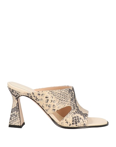 WANDLER Sandals Beige Goat skin, Lambskin