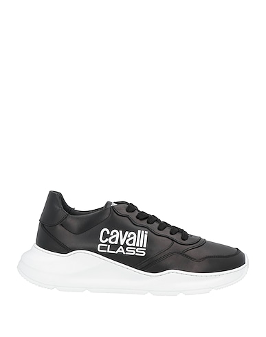 CAVALLI CLASS Sneakers Black Calfskin