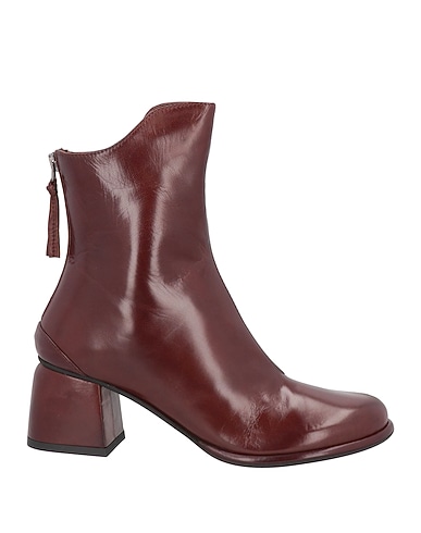 PAS DE ROUGE Ankle boot Dark brown Soft Leather
