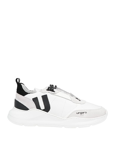 UNGARO Sneakers White Soft Leather