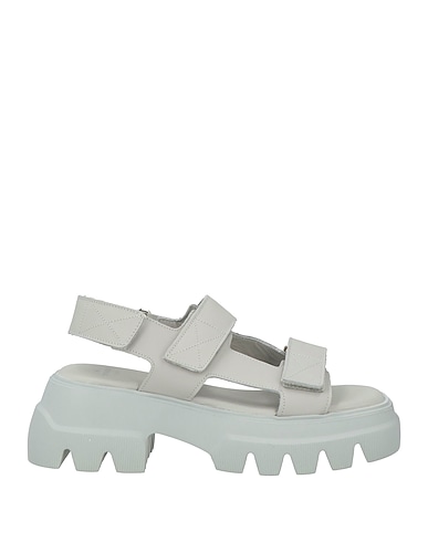 COPENHAGEN STUDIOS Sandals Light grey Soft Leather