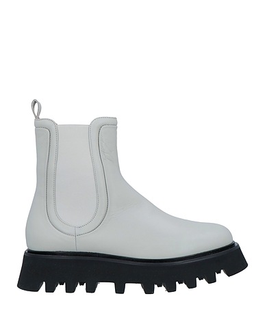 POMME D'OR Ankle boot Light grey Soft Leather