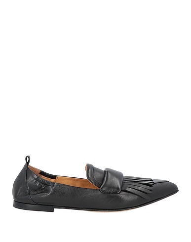 POMME D'OR Loafers Black Leather