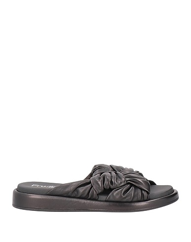 FRU.IT Sandals Black Textile fibres