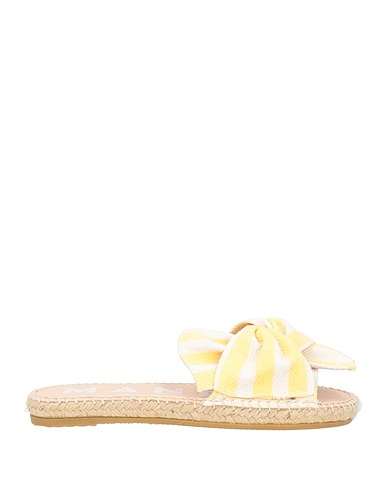 MANEBÍ Espadrilles Pastel yellow Textile fibers