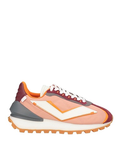 VOILE BLANCHE Sneakers Pink Leather, Textile fibers