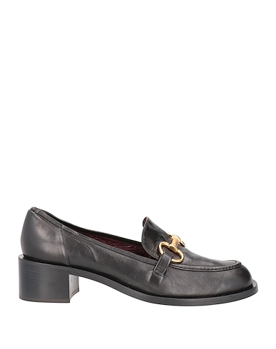 POMME D'OR Loafers Black Leather