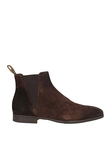DOUCAL'S Ankle boot Dark brown Soft Leather
