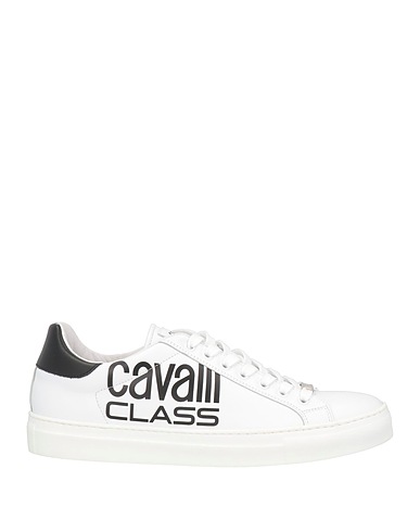 CAVALLI CLASS Sneakers White Calfskin