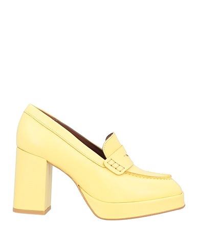 ALOHAS Loafers Yellow Soft Leather