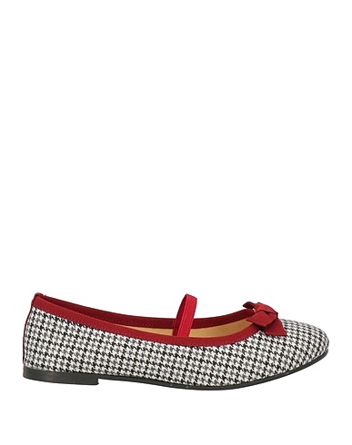BALLERETTE Elegante Schuhe Schwarz Gewebefasern