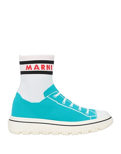 MARNI Sneakers Turquoise Textile fibers