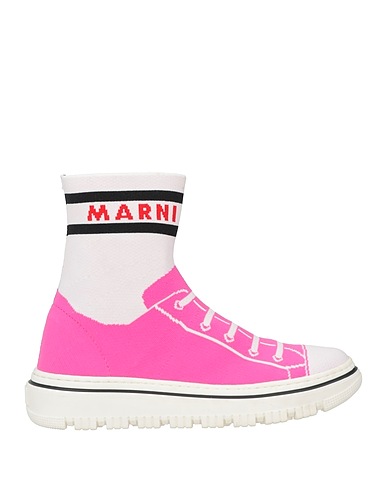MARNI Sneakers Fuchsia Textile fibers