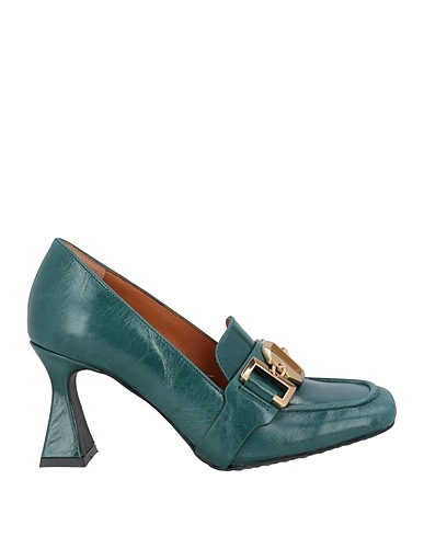 BAṞCA Loafers Deep teal Soft Leather