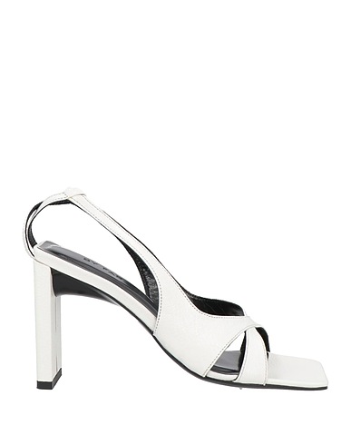 BY FAR Sandals Off white Soft Leather