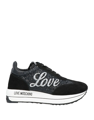 LOVE MOSCHINO Sneakers NERO Piel, Otras Fibras