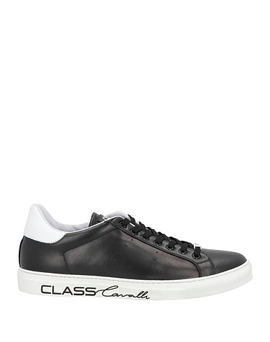 CAVALLI CLASS Sneakers Black Calfskin