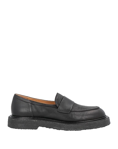 POMME D'OR Loafers Black Soft Leather