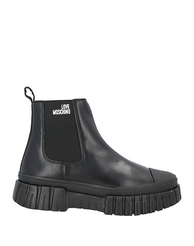 LOVE MOSCHINO Ankle boot Black Soft Leather