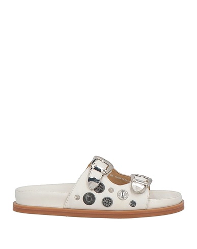 STRATEGIA Sandals White Leather