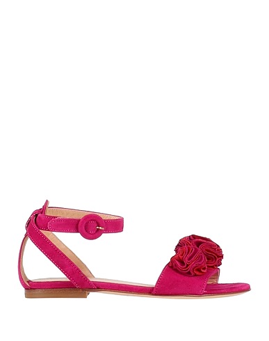AQUAZZURA Sandals Fuchsia Leather