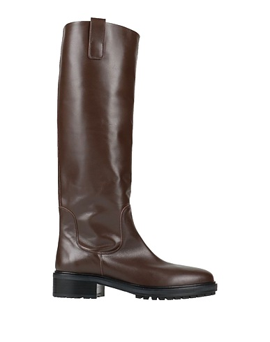 AEYDE Boots Dark brown Soft Leather