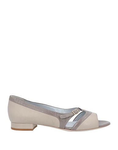 RAYNE Ballerinas Maulwurfsgrau Leder