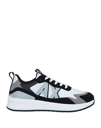 ARMANI EXCHANGE Sneakers Bianco 100% Poliestere, Poliuretano termoplastico, Poliuretano
