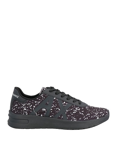 ARMANI EXCHANGE Sneakers Black 100% Polyester, Polyurethane