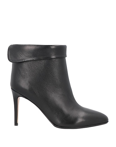 ANNA F. Ankle boot Black Leather