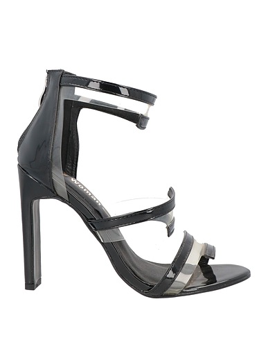 SEXY WOMAN Sandals Black Textile fibres