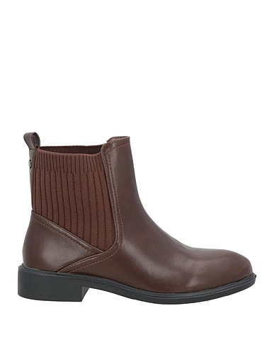 SEXY WOMAN Ankle boot Dark brown Textile fibres