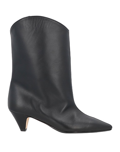 ANNA F. Ankle boot Black Soft Leather