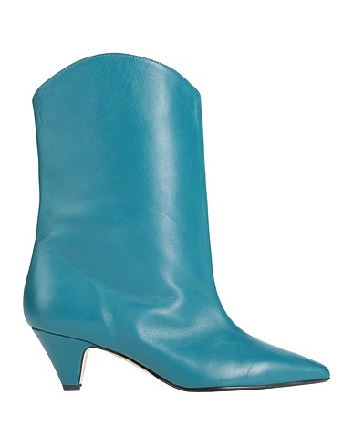 ANNA F. Ankle boot Deep teal Soft Leather