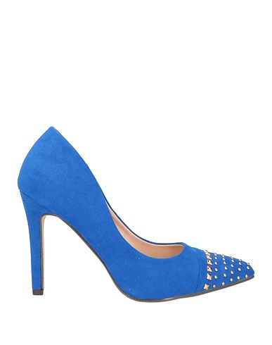 SEXY WOMAN Pump Blue Textile fibers