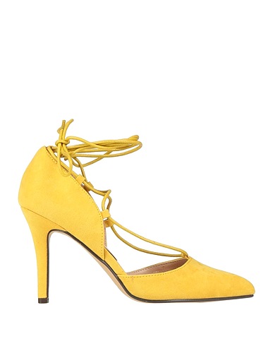 SEXY WOMAN Décolleté Giallo Fibre tessili