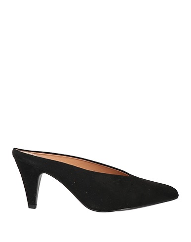 SEXY WOMAN Mules and clogs Black Textile fibers