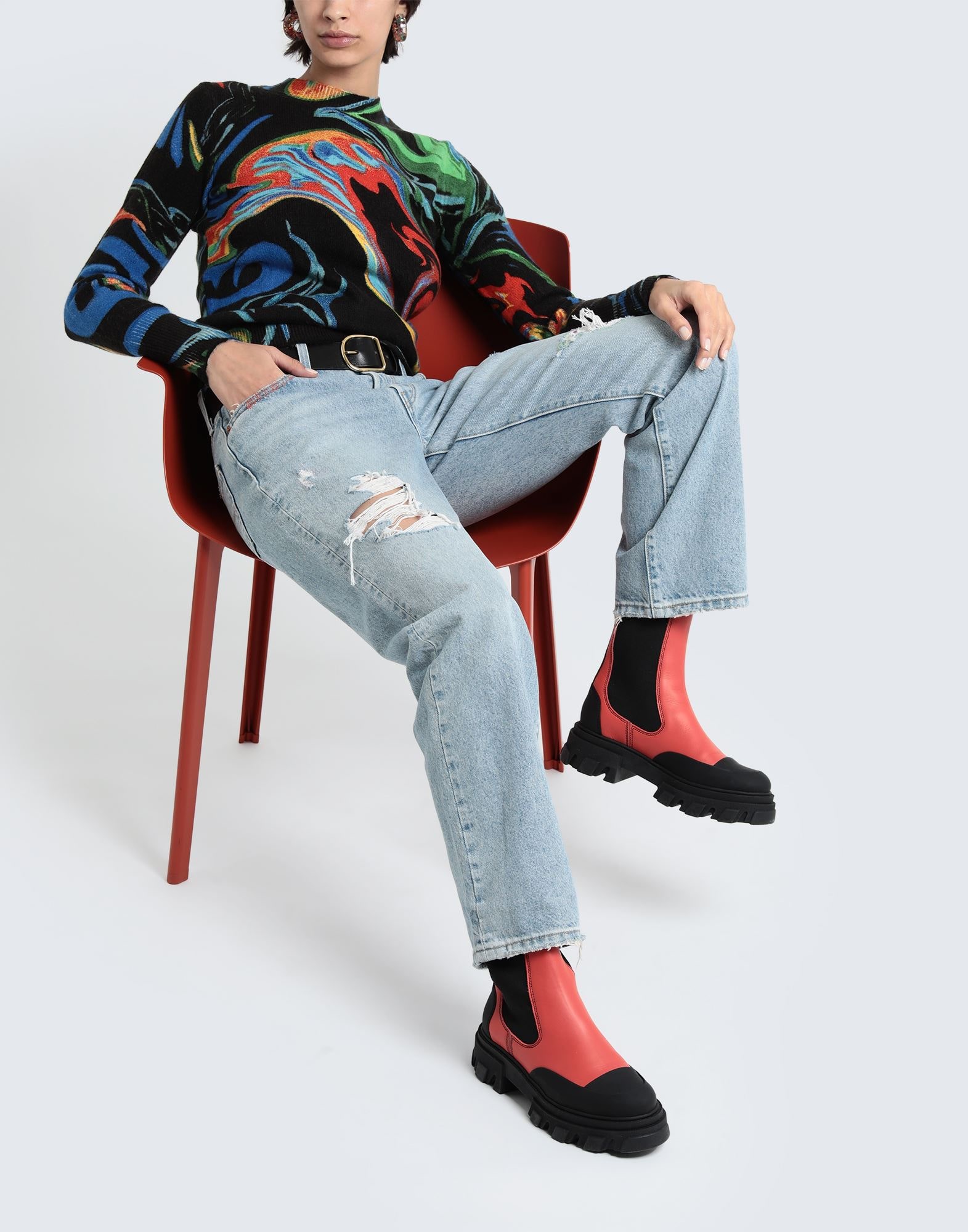 GANNI シューズ | ショートブーツ コーラル レディース | YOOX