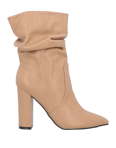 SEXY WOMAN Ankle boot Light brown Textile fibres