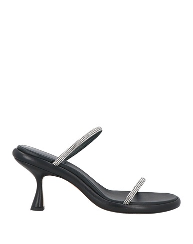 WANDLER Sandals Black Textile fibres