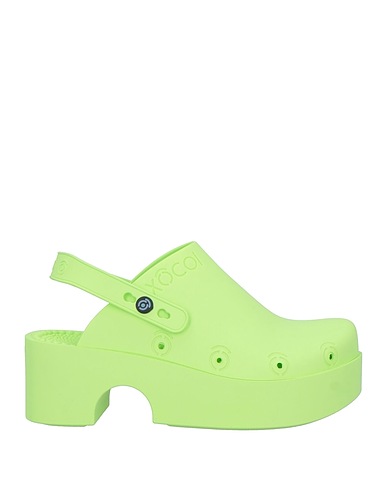 XOCOI Mule e zoccoli Verde chiaro Gomma