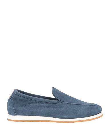 ANDREA VENTURA FIRENZE Loafers Slate blue Leather