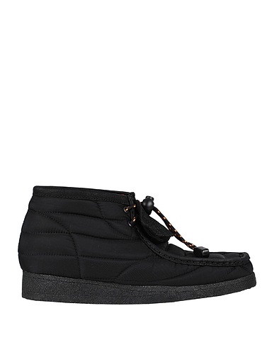 CLARKS Stiefelette WALLABEEBOOTM       Schwarz Gewebefasern, Leder