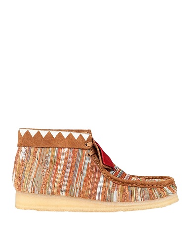 CLARKS Ankle boot WALLABEEBOOTM
 Camel Textile fibres, Soft Leather