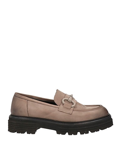 O'DAN LI Loafers Taupe Soft Leather
