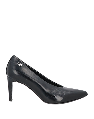 NORMA J.BAKER Court Black Soft Leather